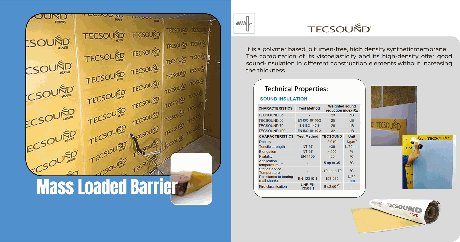 Mass Loaded Barrier