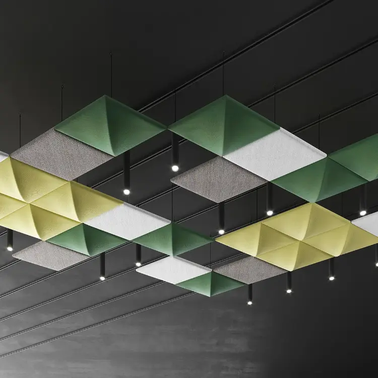 Acoustic Fabric Ceiling Tiles
