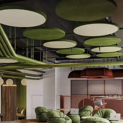 Acoustic Fabric Ceiling Tiles