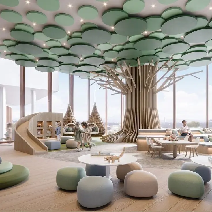 Acoustic Fabric Ceiling Tiles