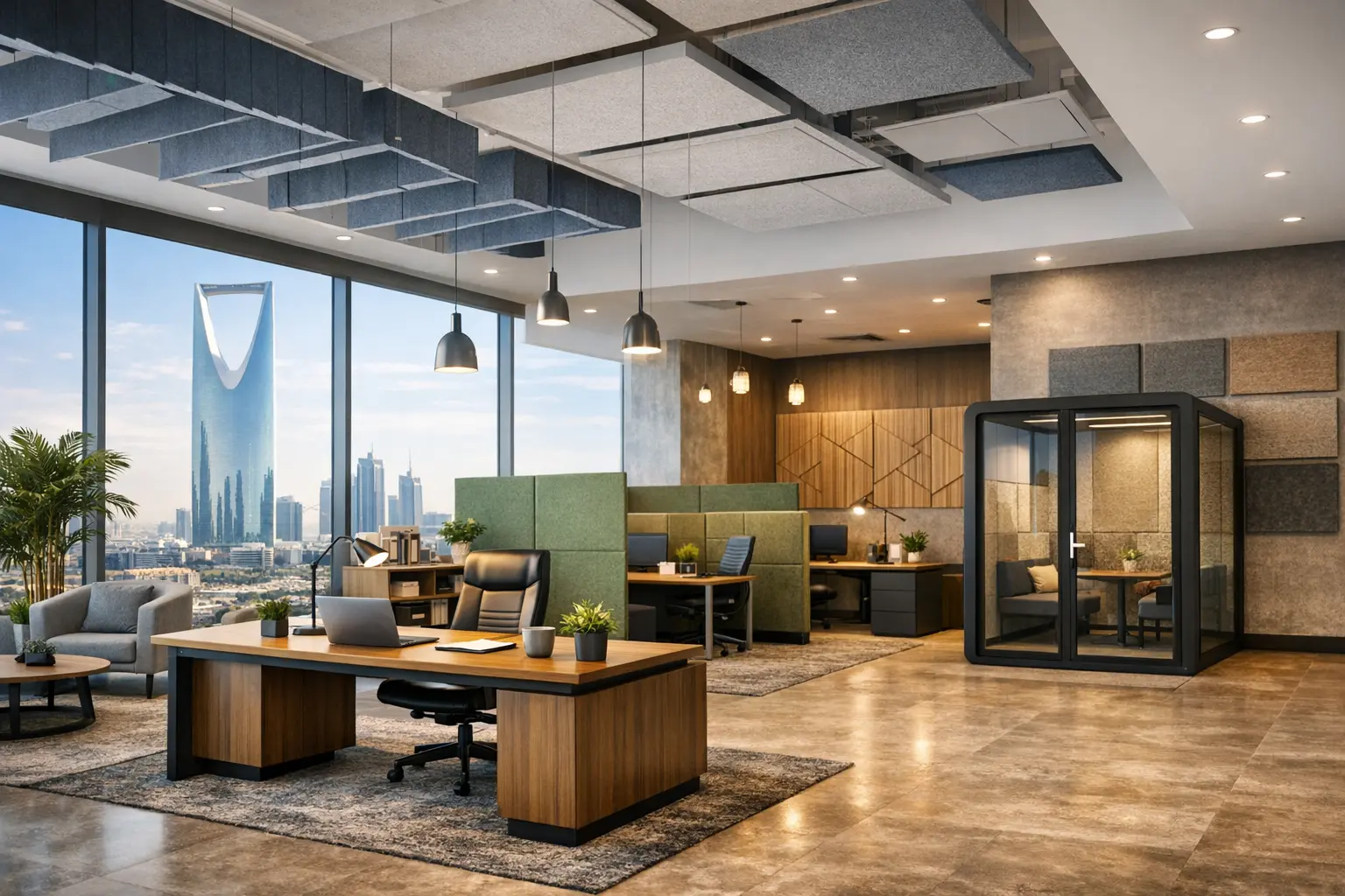 Office Soundproofing in Saudi Arabia — Comfort & Productivity
