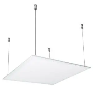 Cable suspension kit for ceiling-mounted acoustic panels