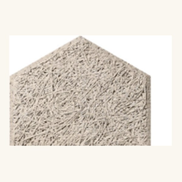 Wood wool acoustic panel — سداسي shape