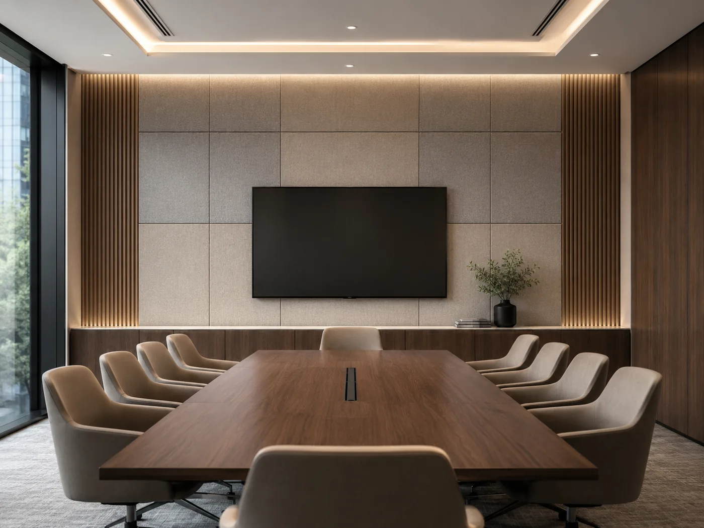 Premium Beige Meeting Room