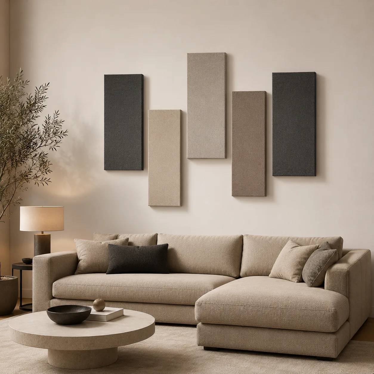 Vertical Strip Living Room