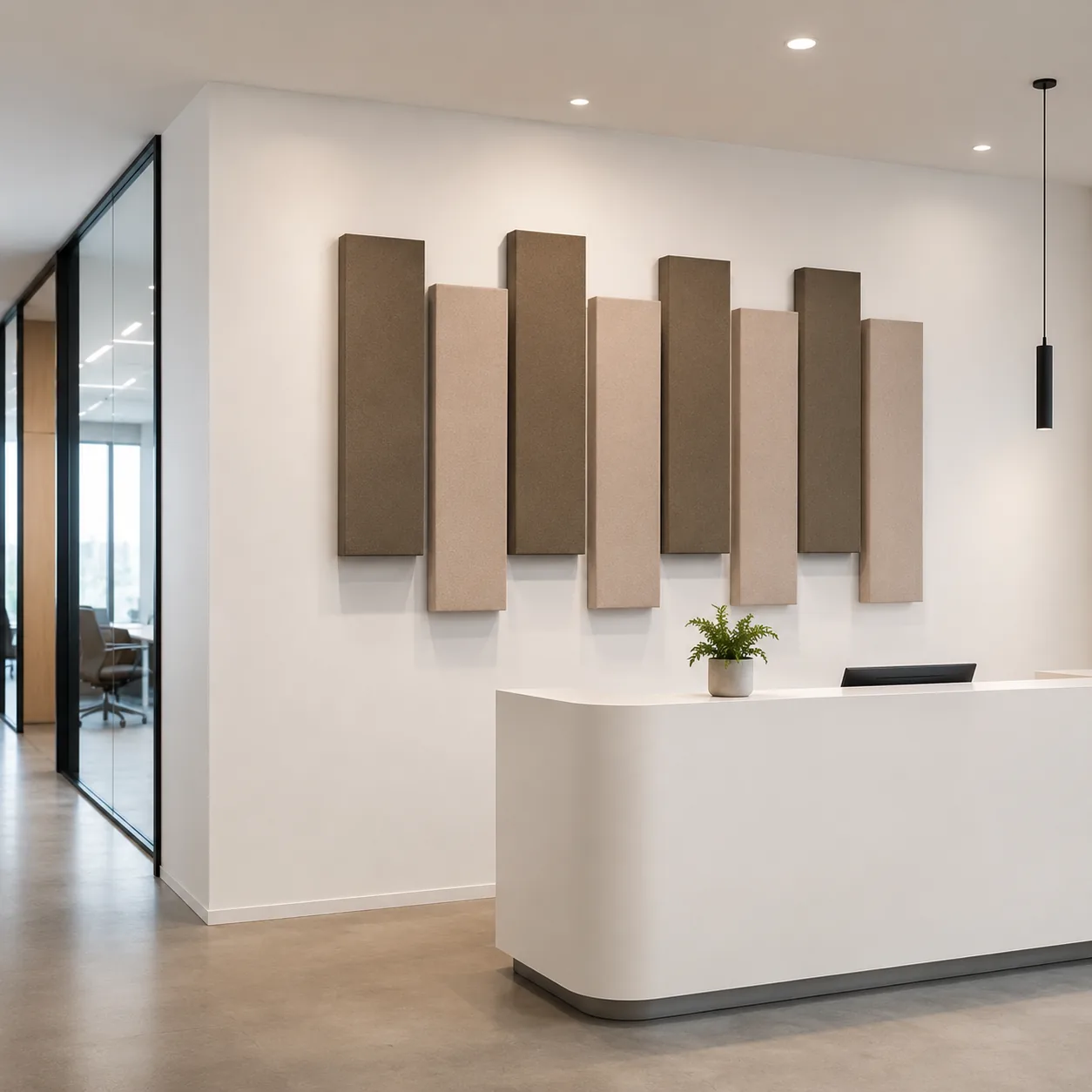 Beige Vertical Reception
