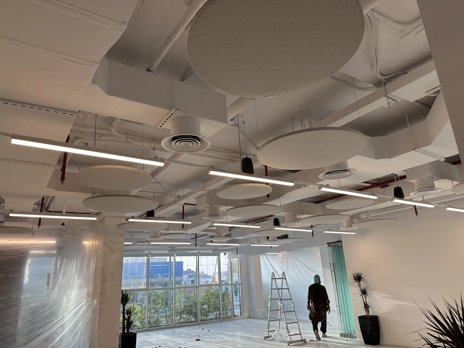 HungerStation HQ — installation in progress