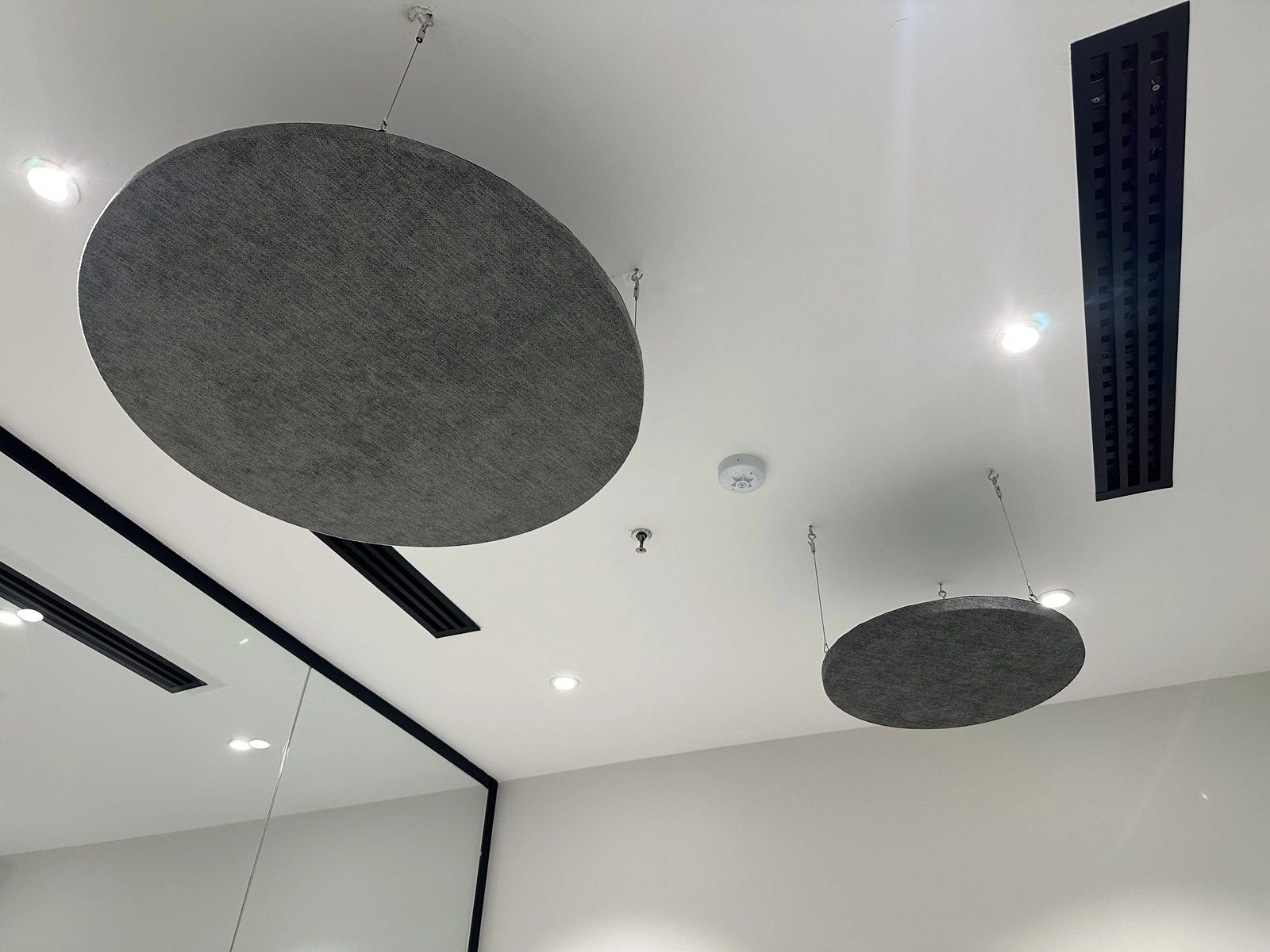M3 DATA — circular ceiling baffles detail