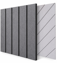 PET Grooved Patterns — V-groove and diagonal cuts