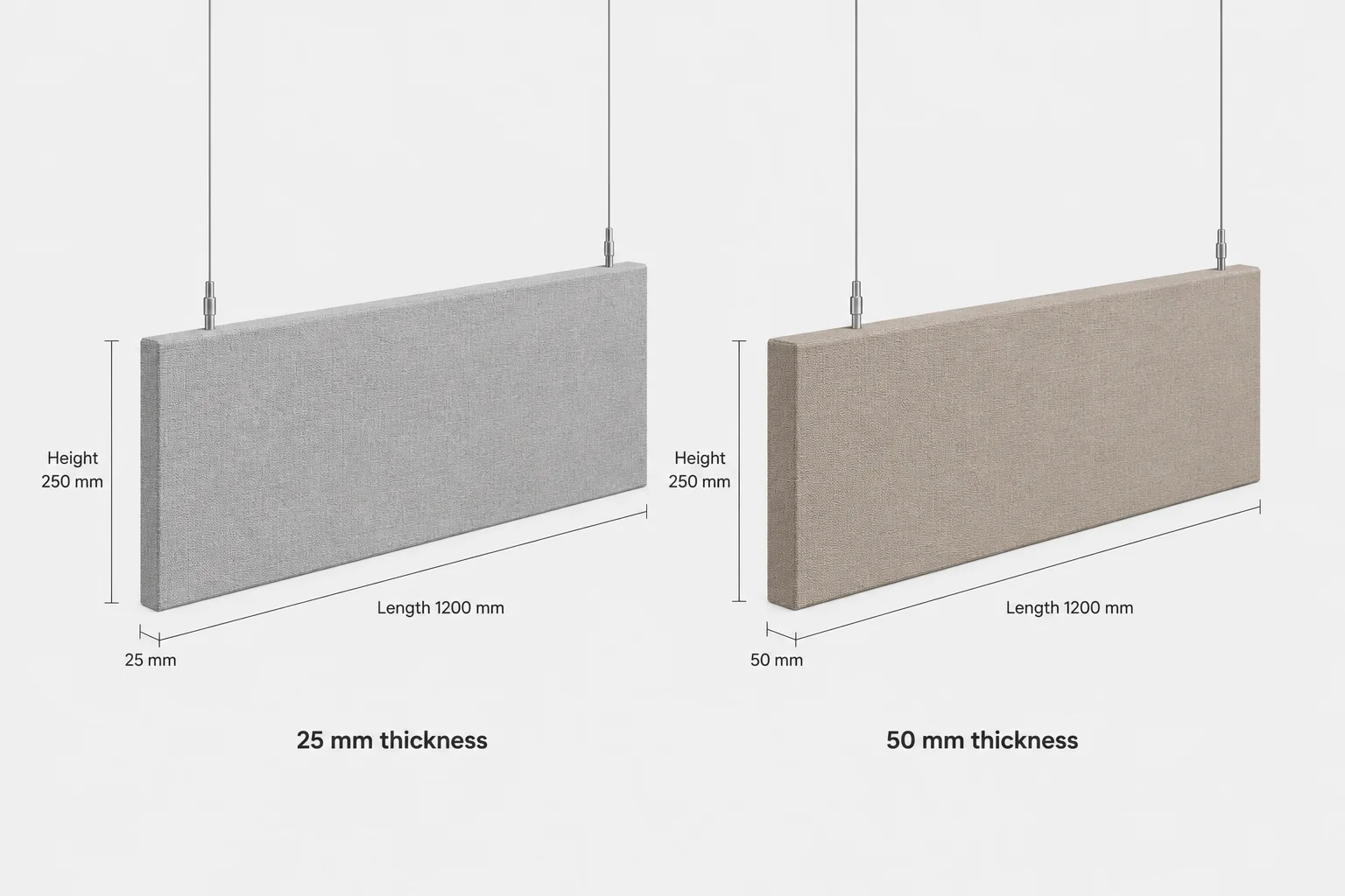 Linear Baffles — Yamamah Smart fabric ceiling