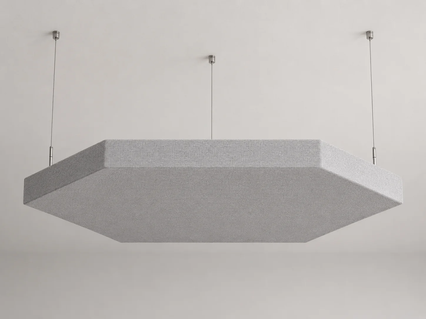 Hexagon Baffles — Yamamah Smart fabric ceiling